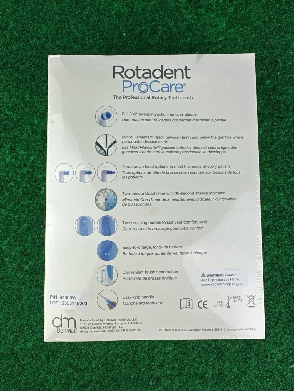 Rotadent ProCare electric toothbrush